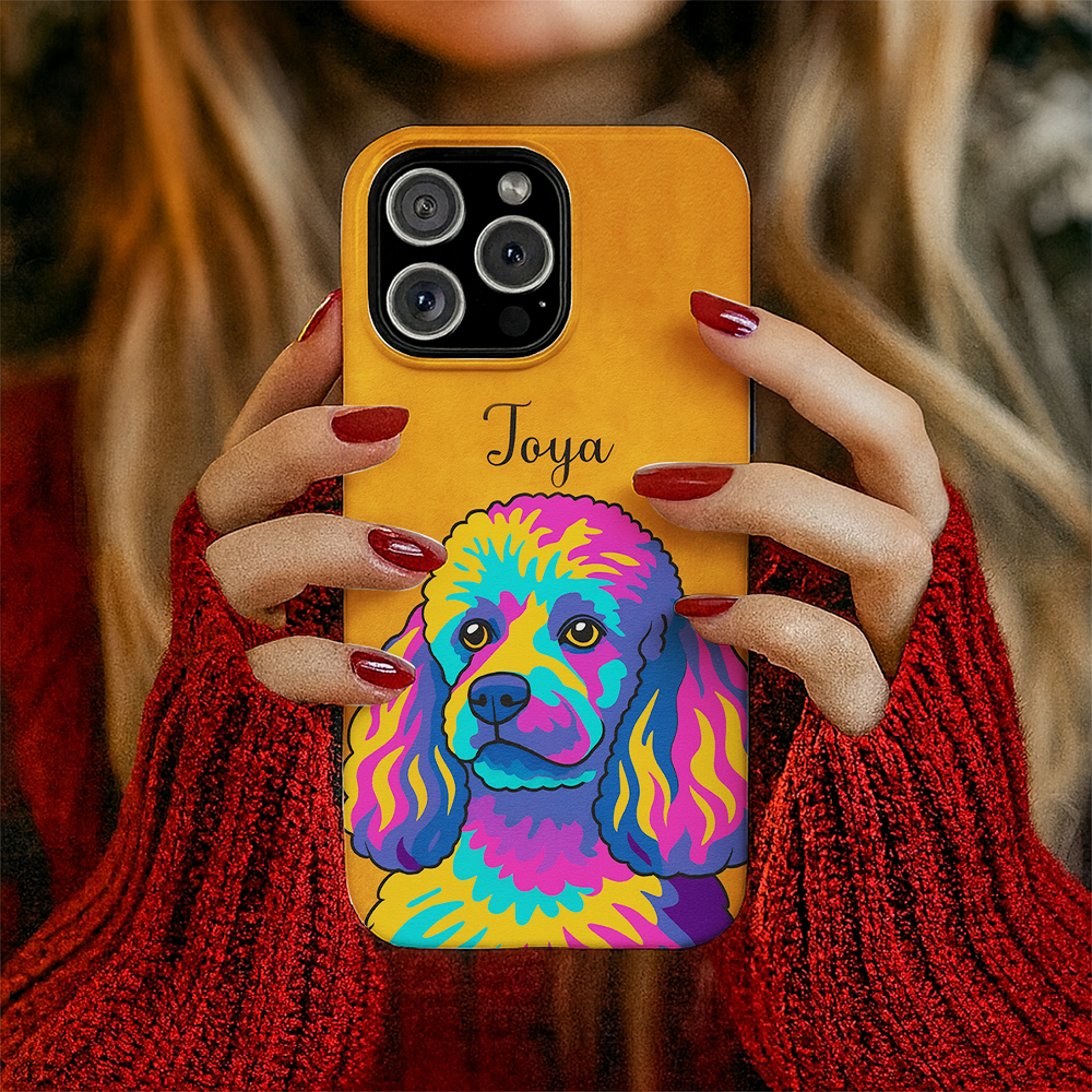 Custom Photo Minimalist Dog Phone Case Gift For Dog Lovers