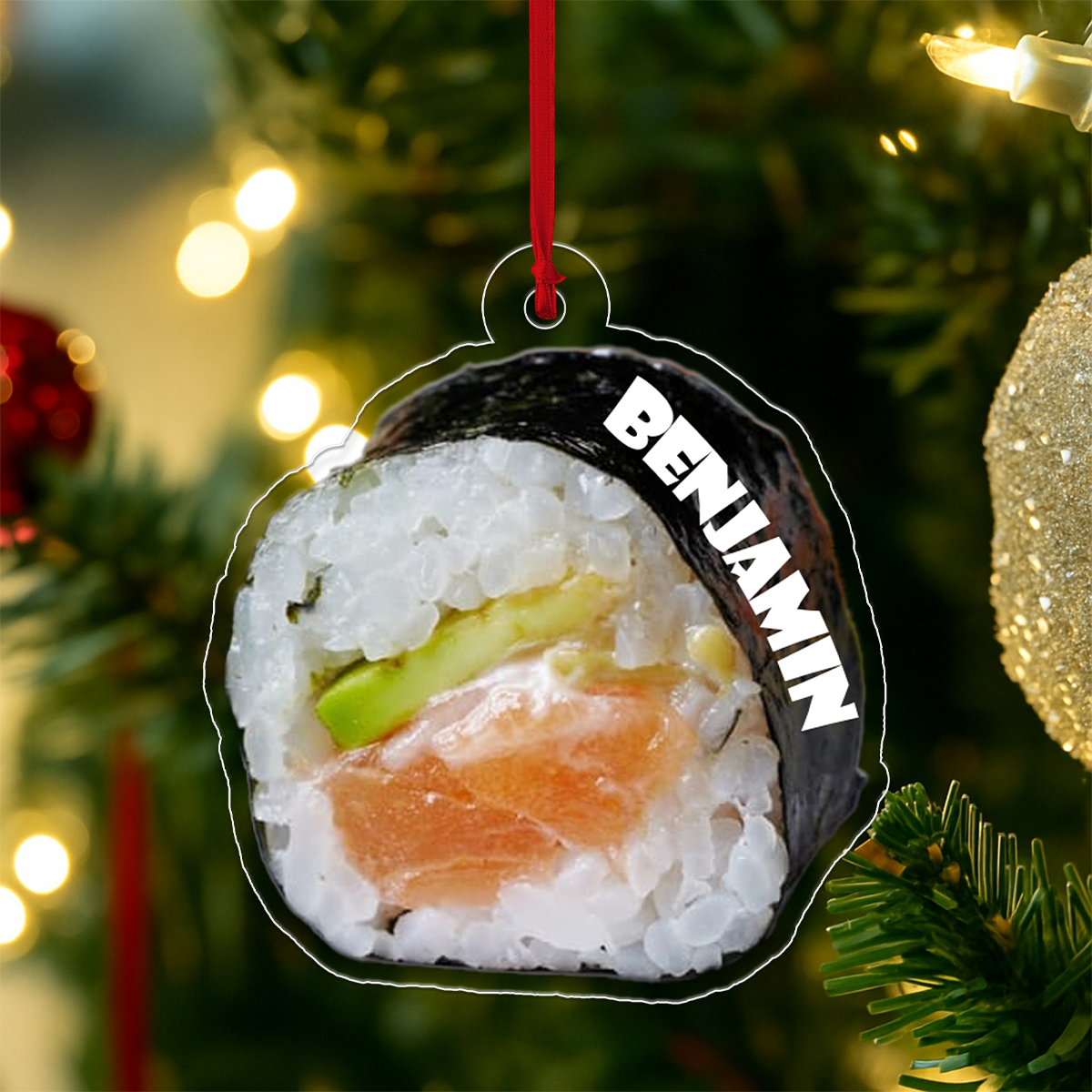Custom Name Sushi Christmas 1