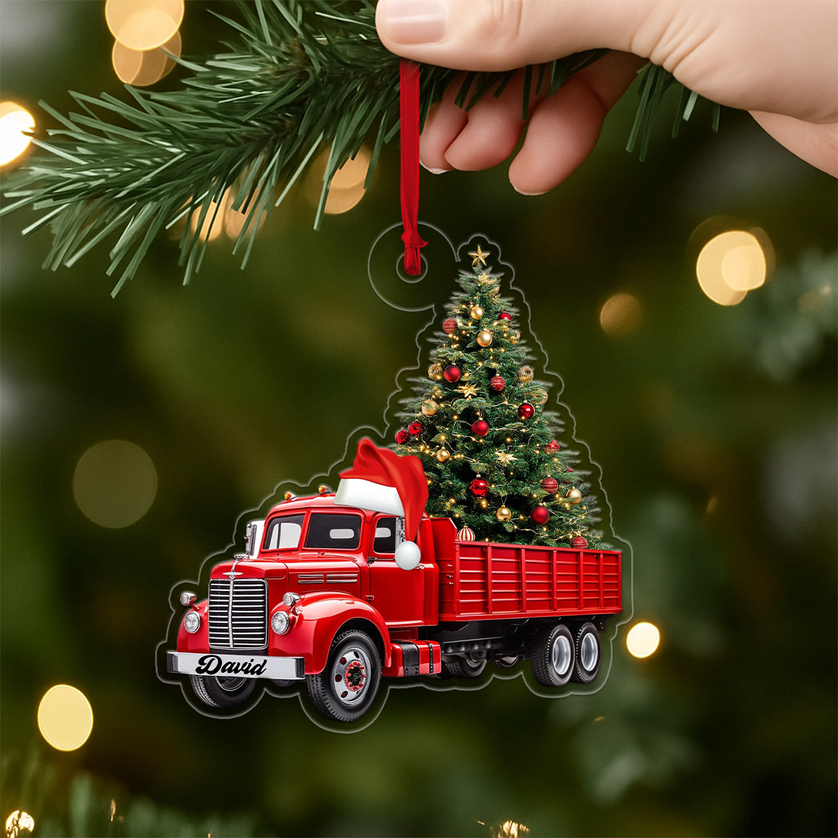 Custom Name Trucker Xmas 2025