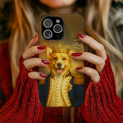 Custom Photo Great Captain Dog Phone Case Gift For Dog Lovers