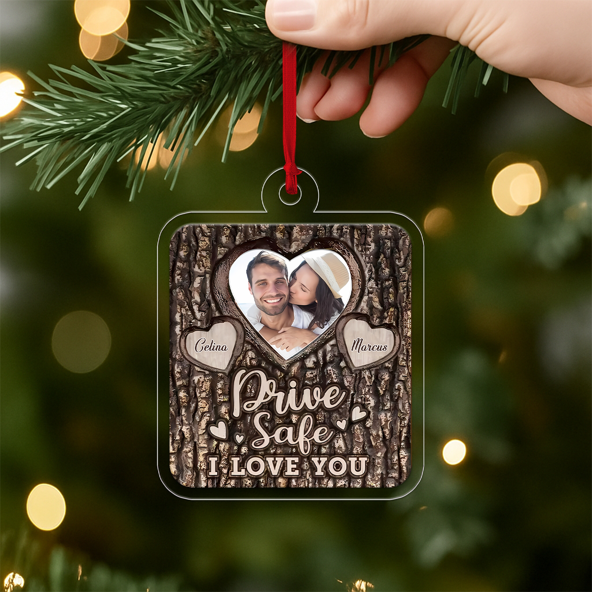 Custom Photo Couple Drive Safe