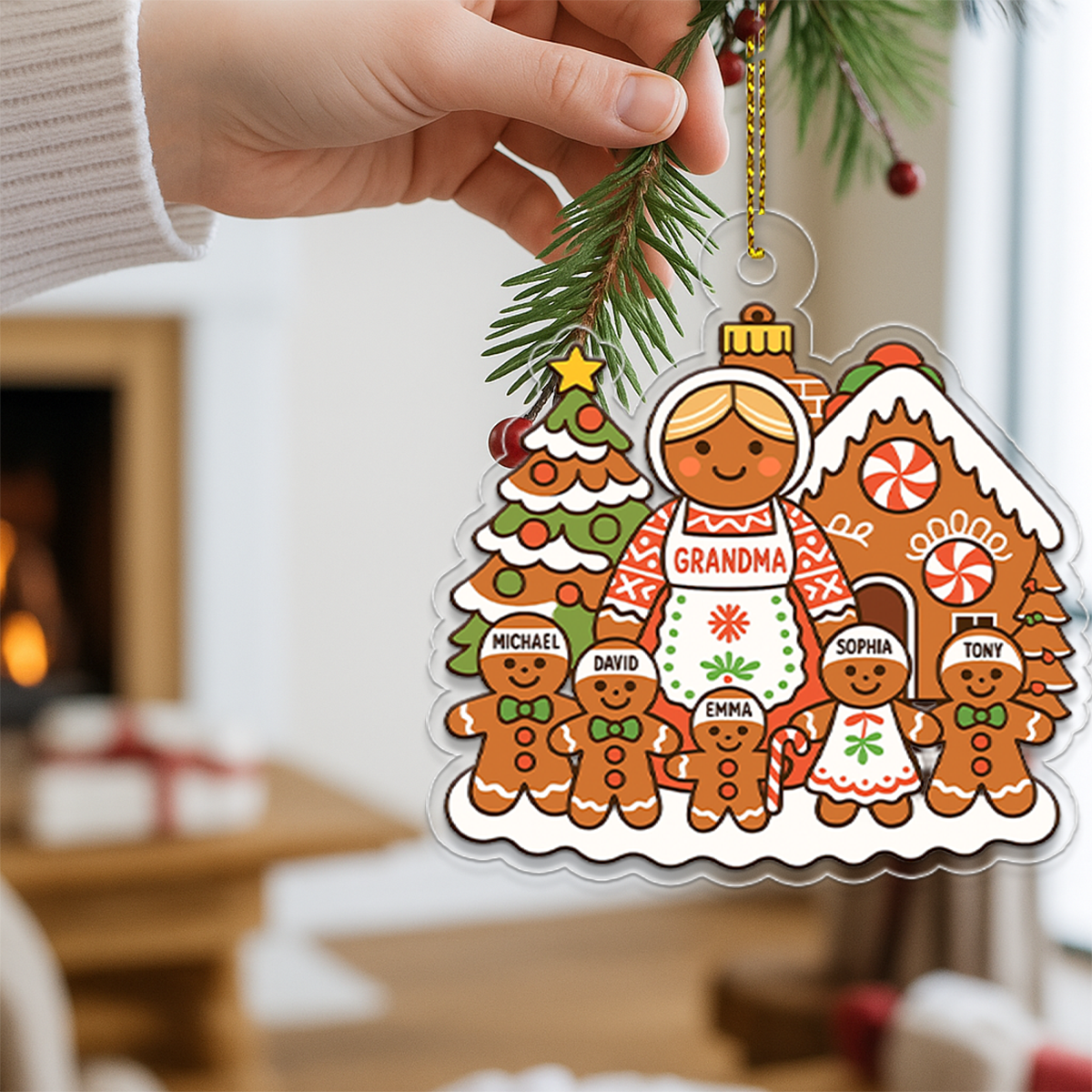 Custom family ornament