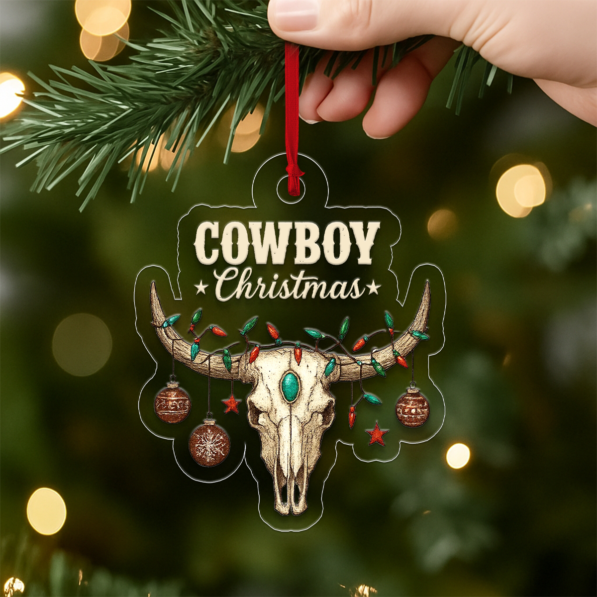 Custom Name Cowboy Christmas