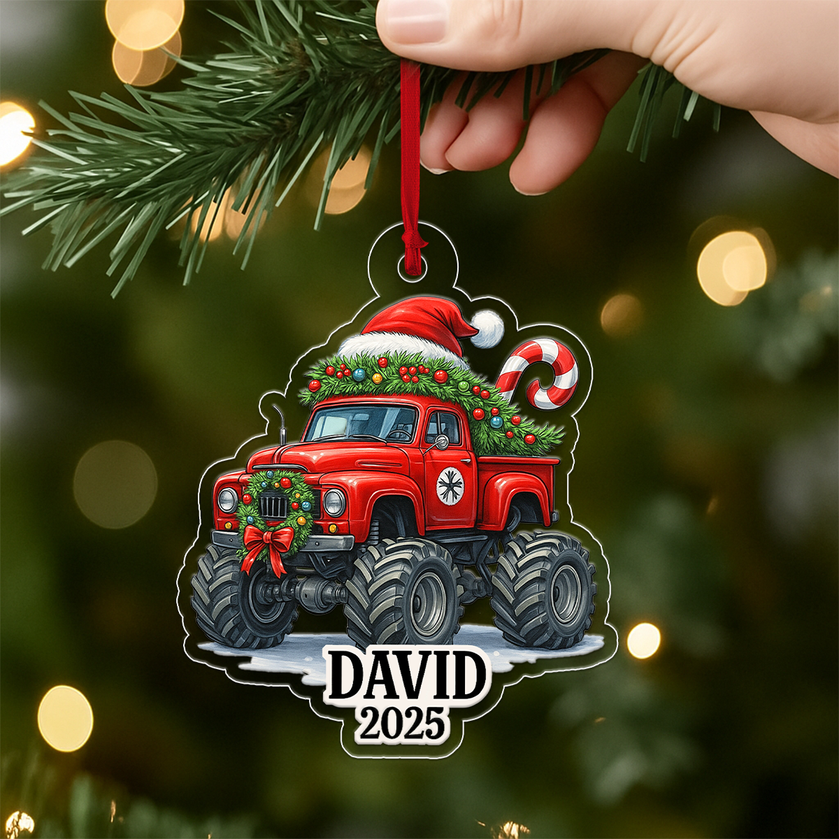 Custom Name Monster Truck Car