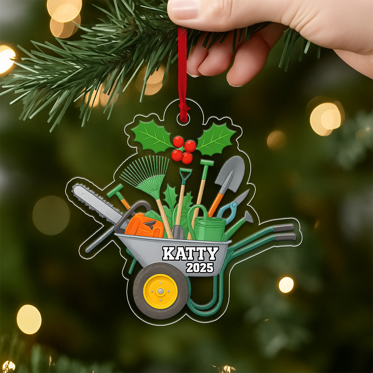 Custom Name Gardening Christmas,  Garden Uniform Tools