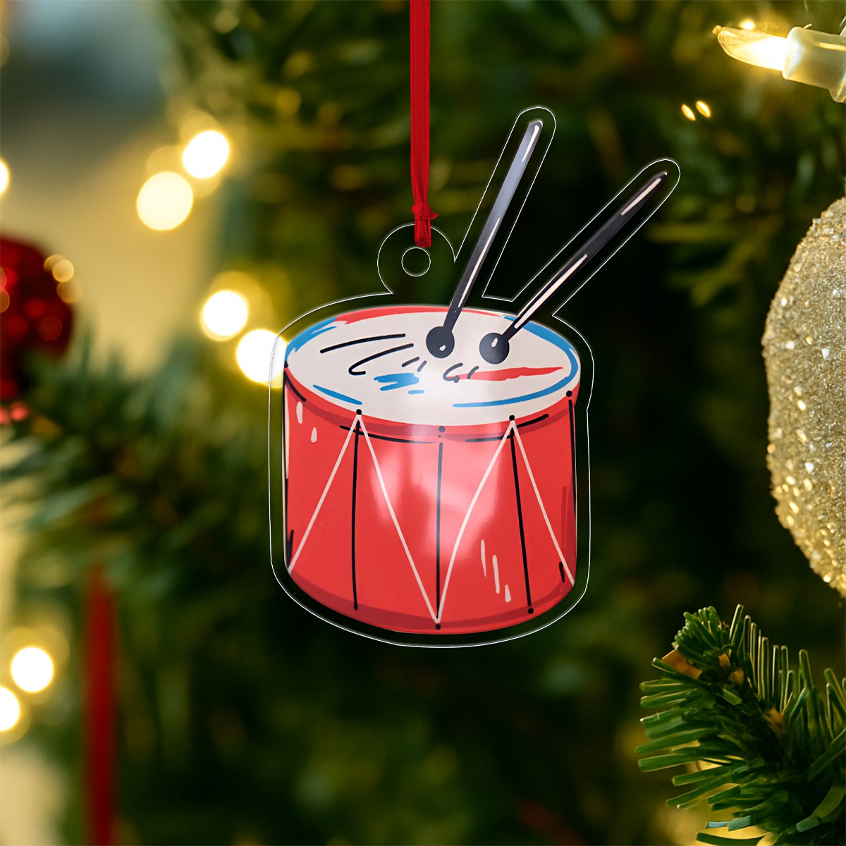 Drum Acrylic Ornament