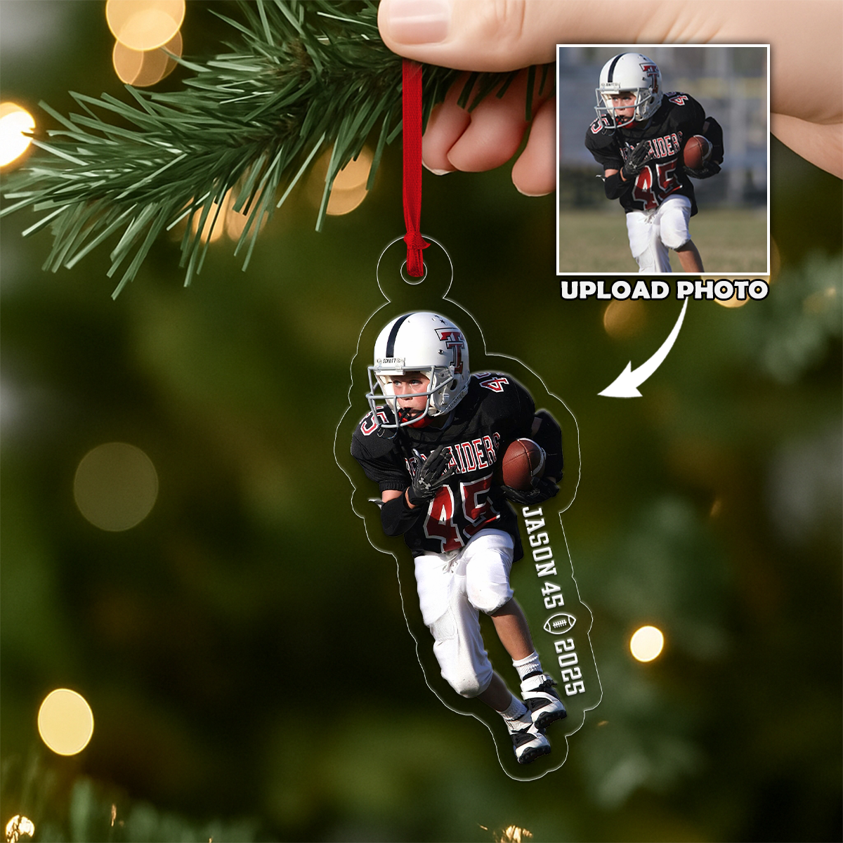 Custom Photo Football Player