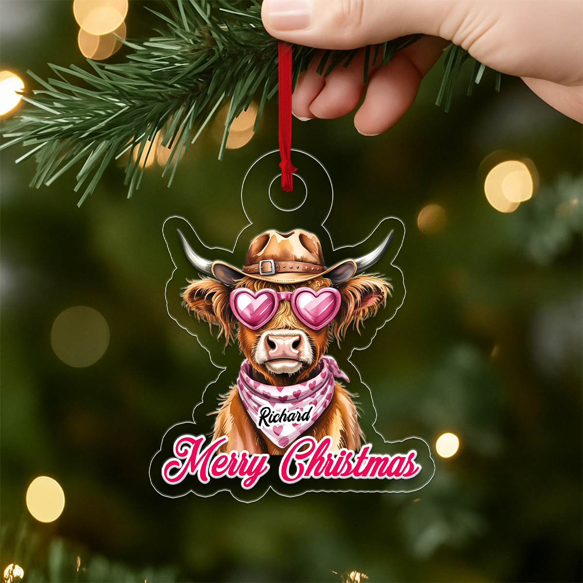 Custom Name Highland For Cowgirl