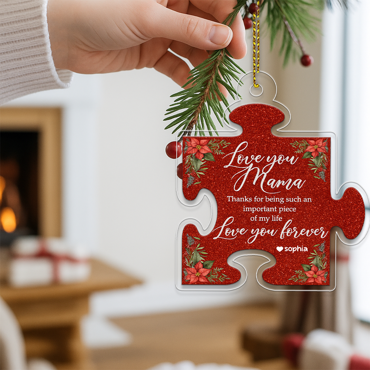Custom Name Love You Mom For Mother