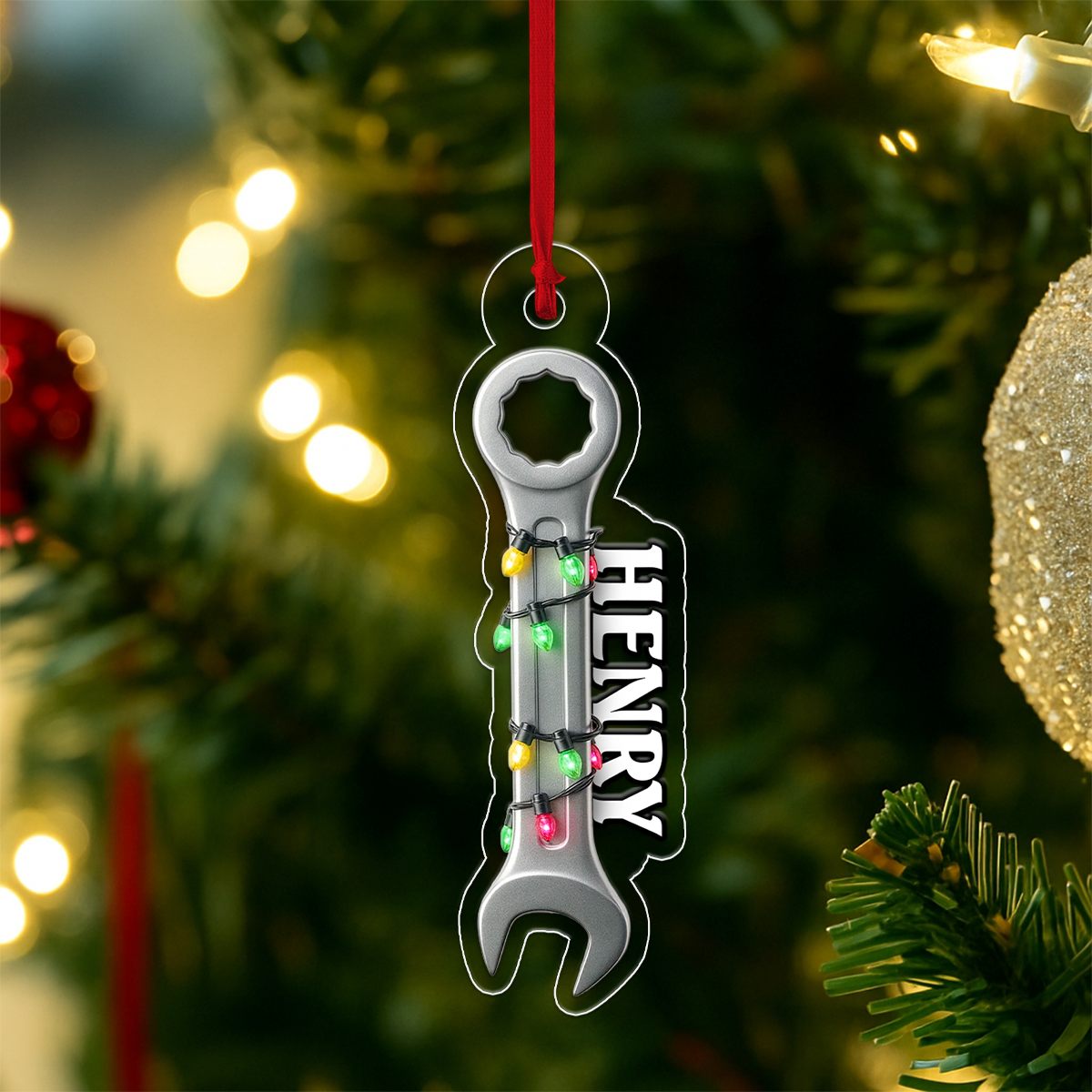 Custom Name Wrench Plumber Christmas For Handyman