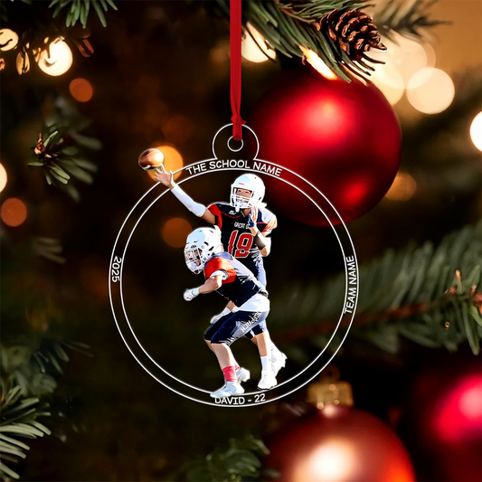 Custom Photo Football Player For Team
