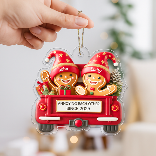 Gingerbread Couple In Truck2