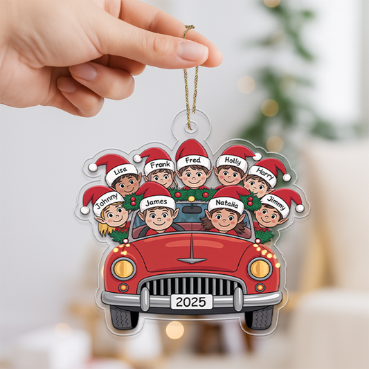 Personalized Custom Wood Ornament - Gift For Car Lovers2
