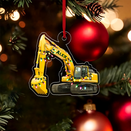 Custom Name Excavator Vehicle