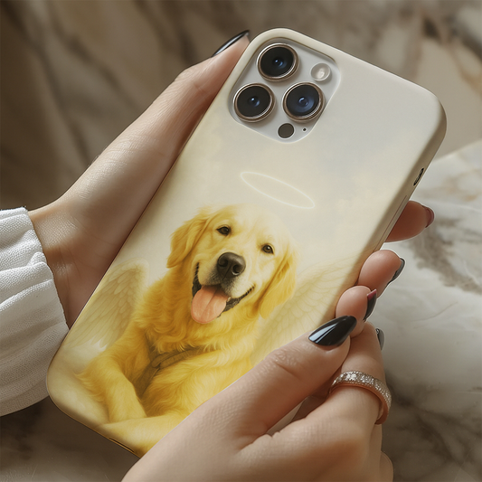 Custom Photo Dog Angel In Heaven _ Gifts For Dog Lovers