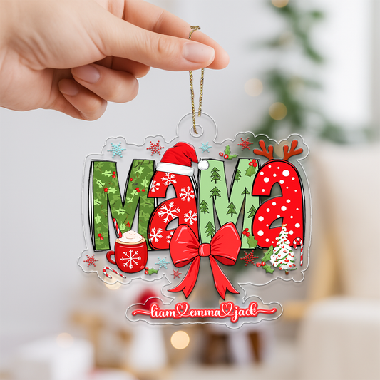 Custom Name Mama Christmas