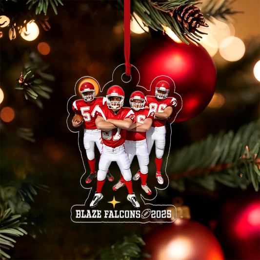 Custom Photo Football Team For Sport Gift