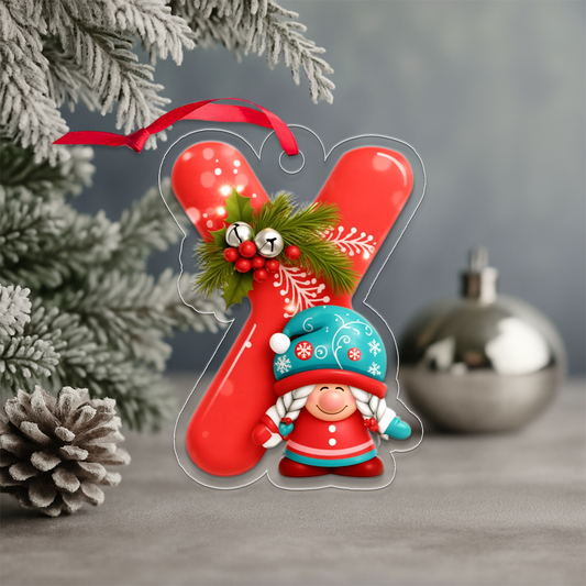Christmas Initial Letter Y Ornament Acrylic Ornament Christmas Gift