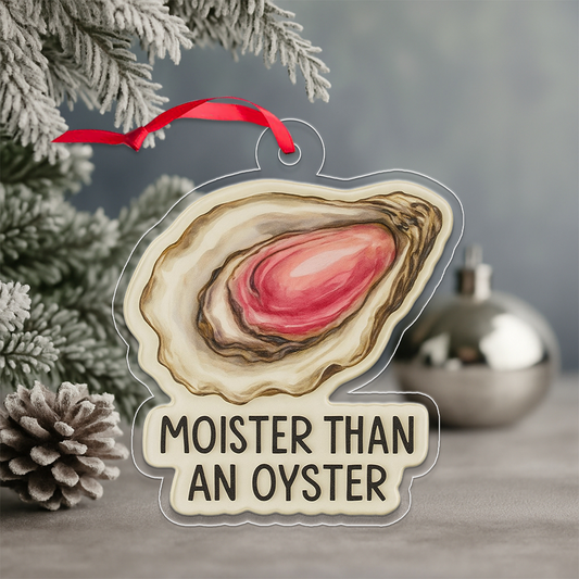 Personalized Moister Oyster Ornament