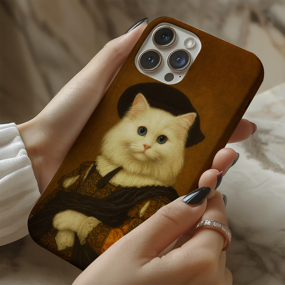Custom Photo Royal Cat Phone Case Cat Lover Gifts