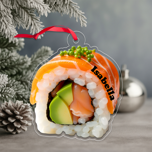 Custom Name Sushi Christmas 2