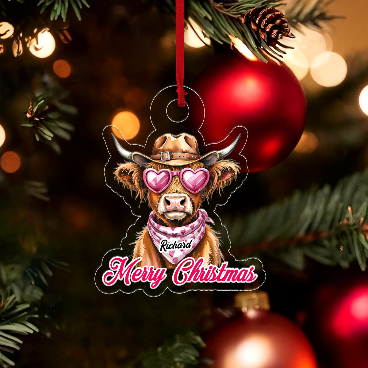 Custom Name Highland For Cowgirl