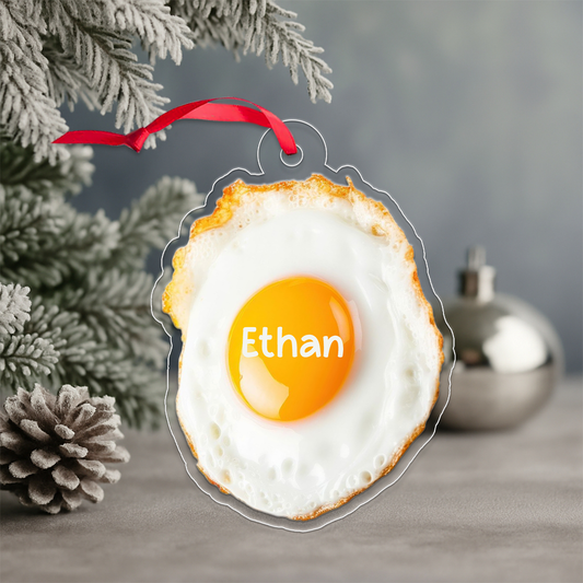 Custom Name Fried Egg