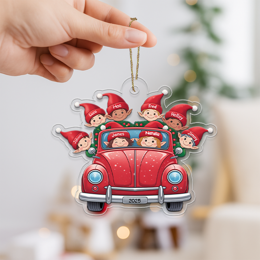 Personalized Custom Wood Ornament - Gift For Car Lovers