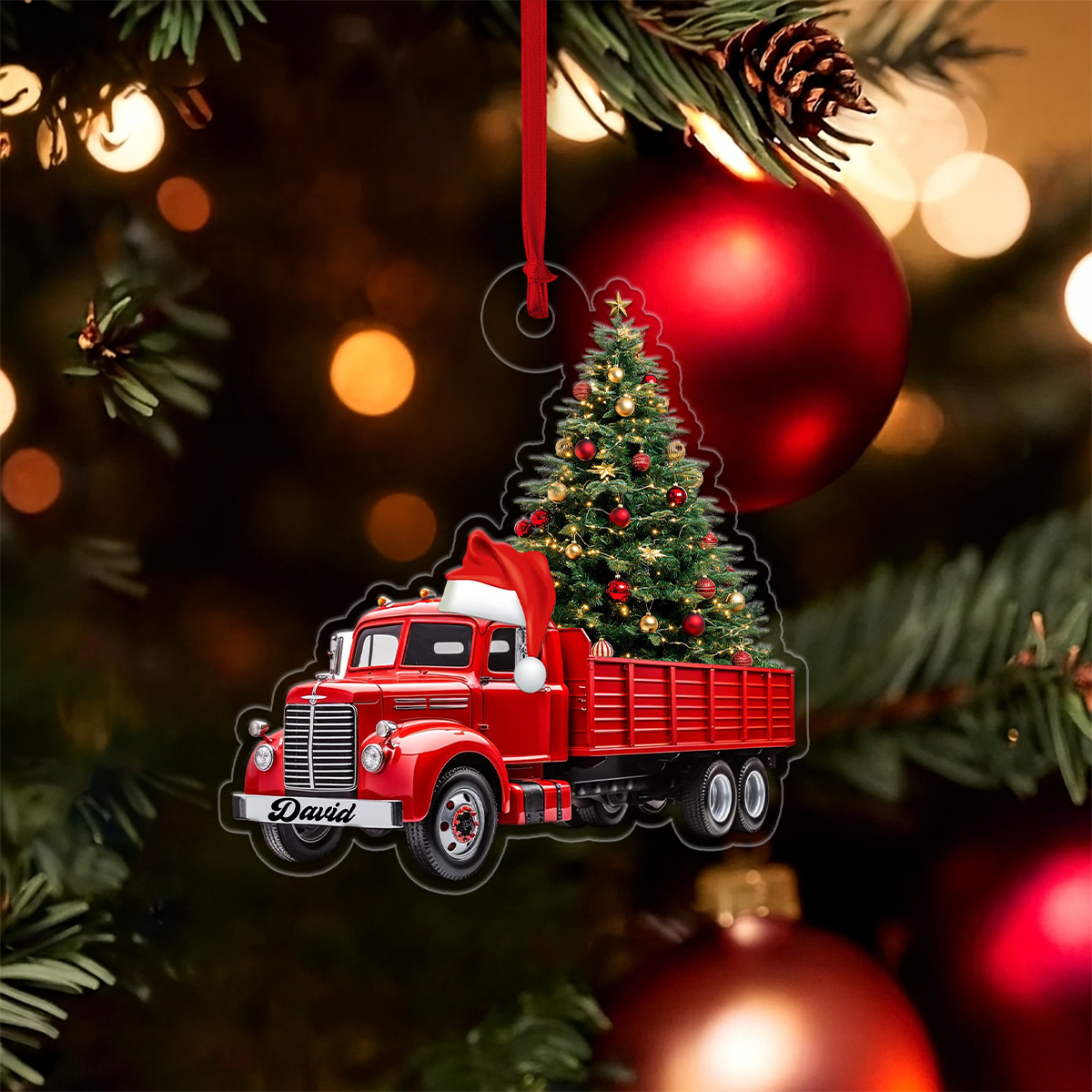 Custom Name Trucker Xmas 2025