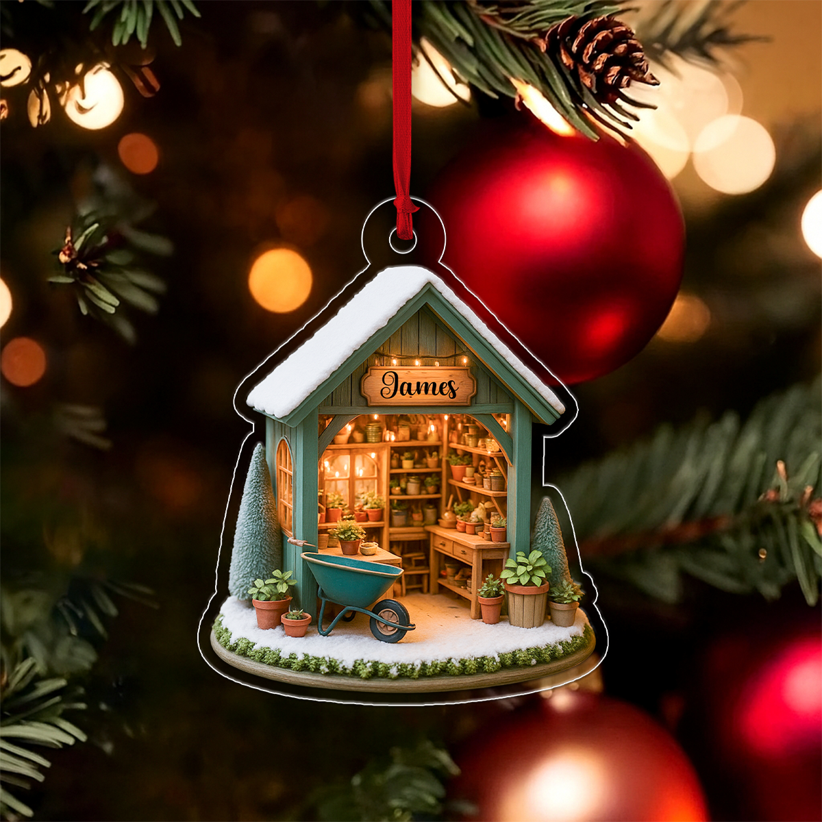 Custom Name Gadener Christmas