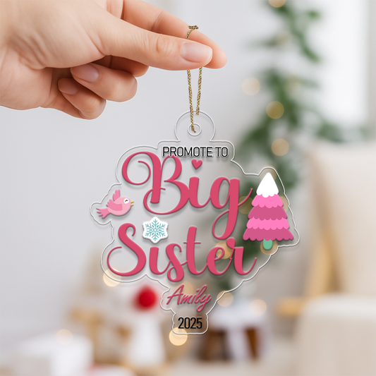 Custom Name Big Sister For Family