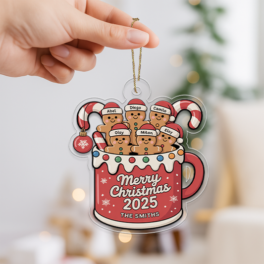 Personalized Ginger Bread Christmas Ornament