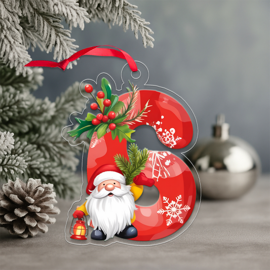 Letter G Acrylic Ornament 1 Acrylic Ornament Christmas Gift