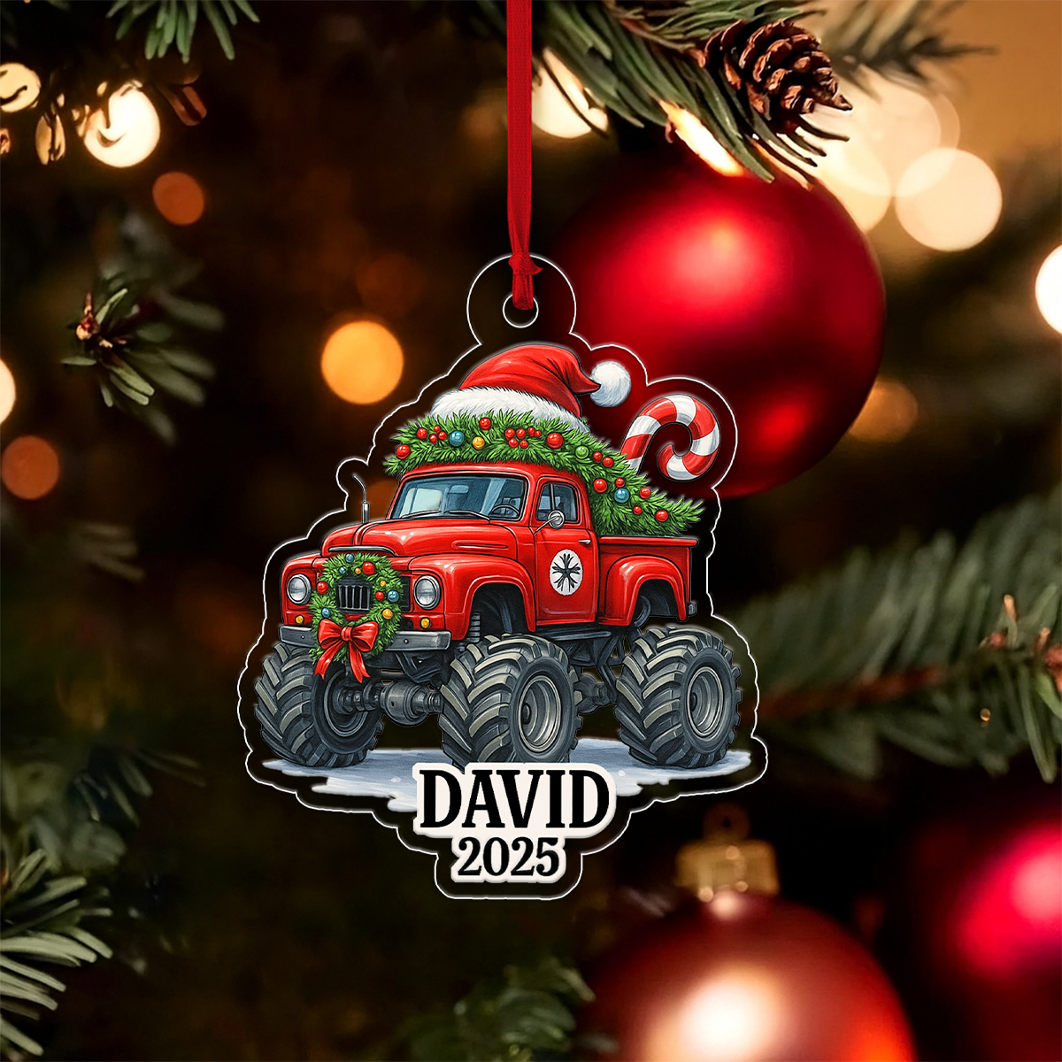 Custom Name Monster Truck Car