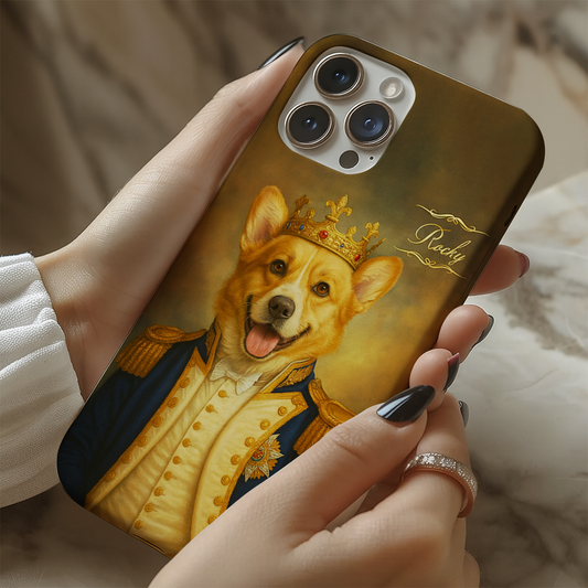 Custom Photo Great Captain Dog Phone Case Gift For Dog Lovers