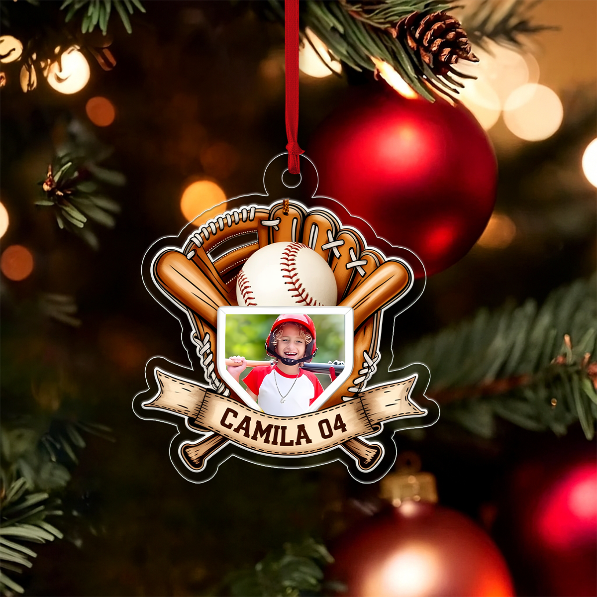 Custom Photo Baseball Player