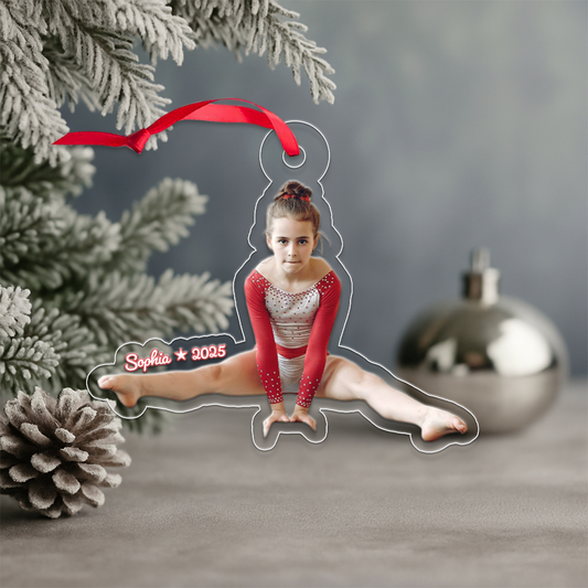 Custom Photo Gymnastics Xmas