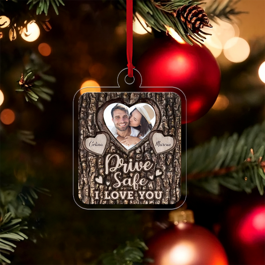 Custom Photo Couple Drive Safe