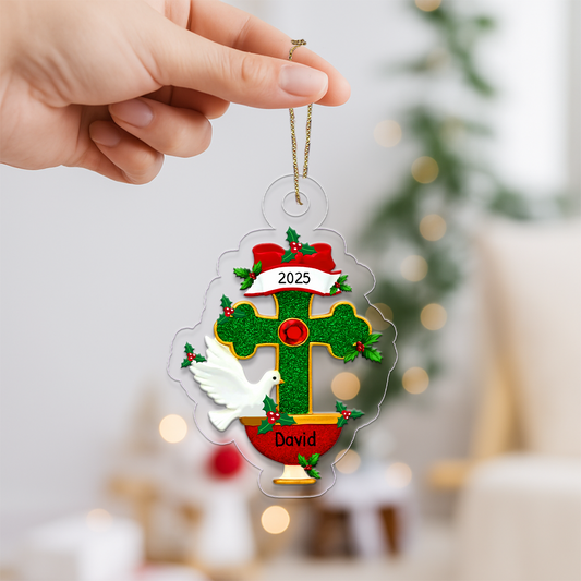 Cross dove xmas