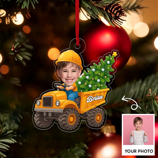 Custom Photo Truck Christmas, Child's Truck