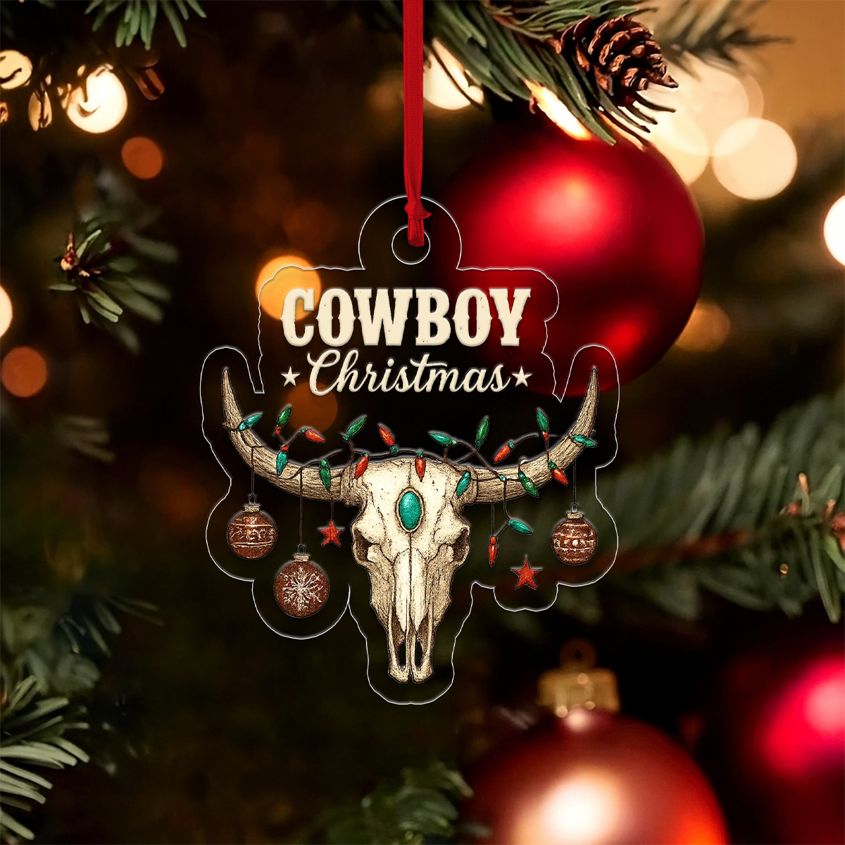 Custom Name Cowboy Christmas