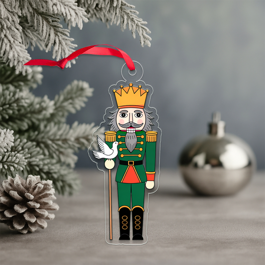 Nutcracker Bird Acrylic Ornament Christmas Gift