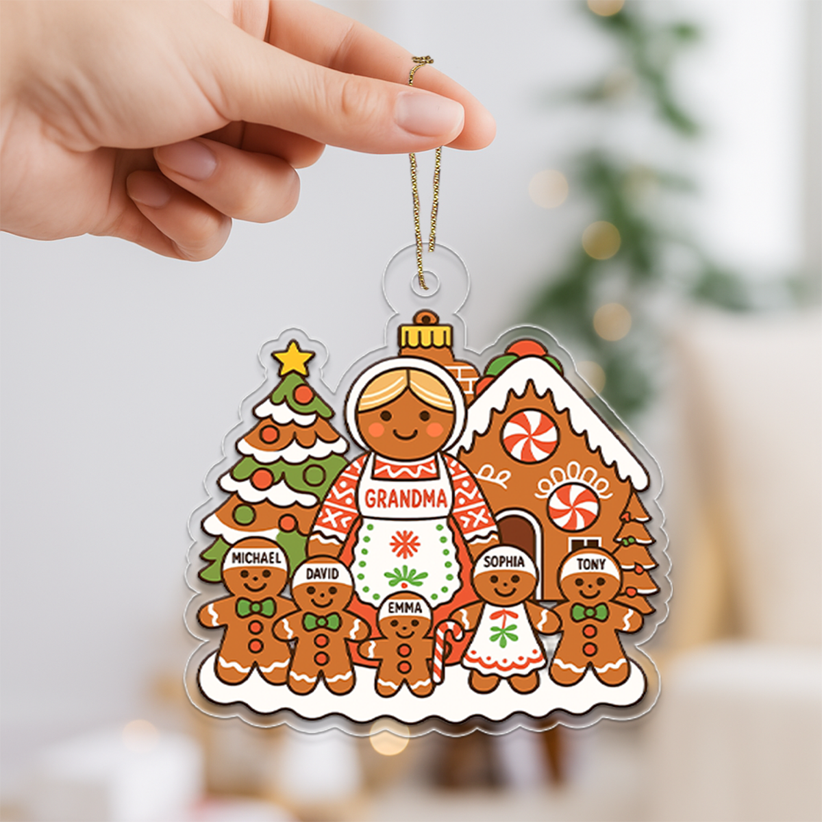 Custom family ornament