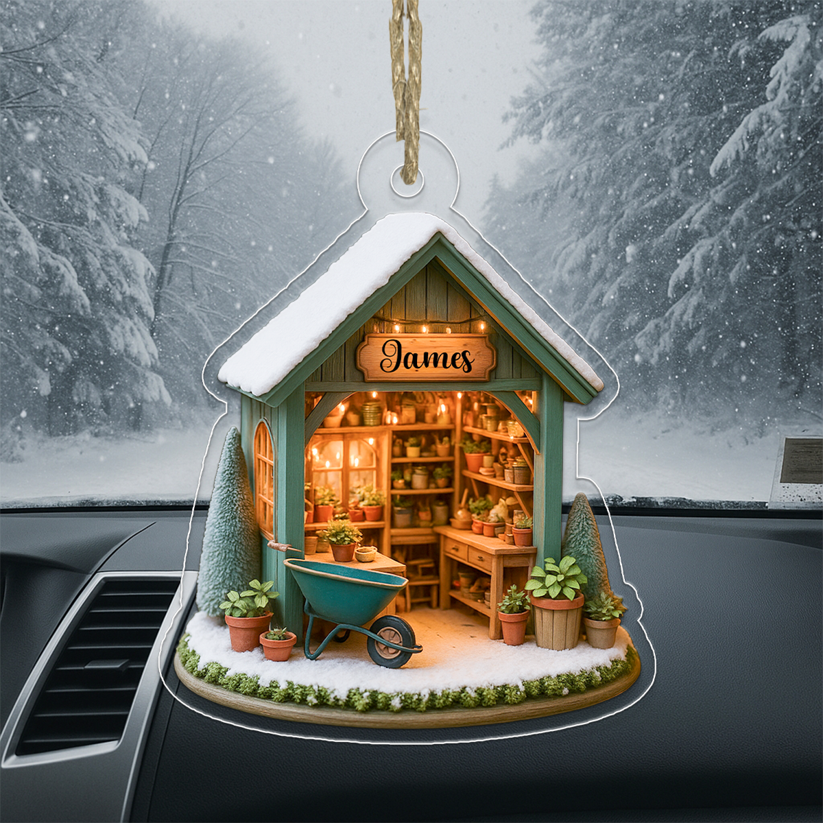 Custom Name Gadener Christmas