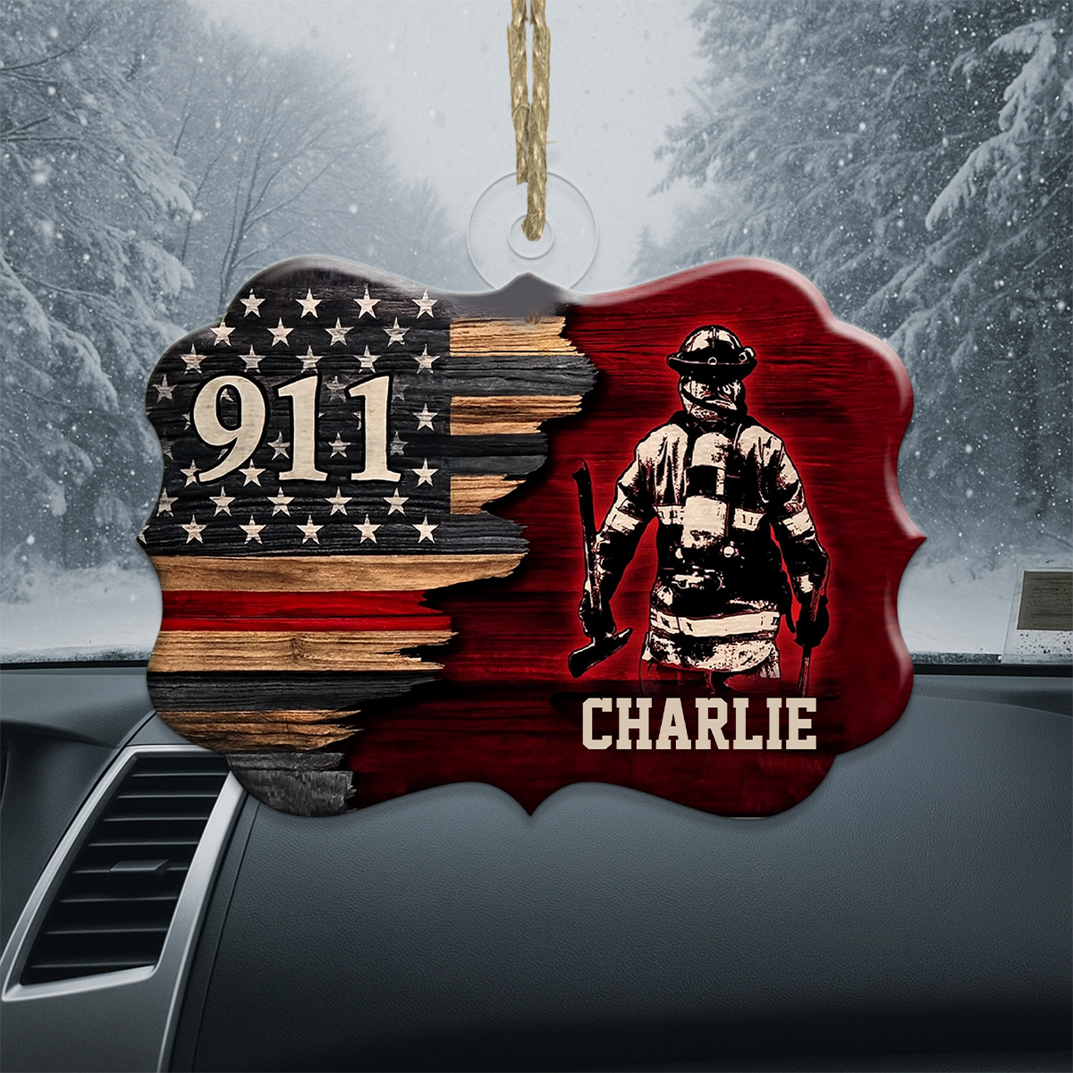 Custom Name 911 Hero Personalized Keepsake
