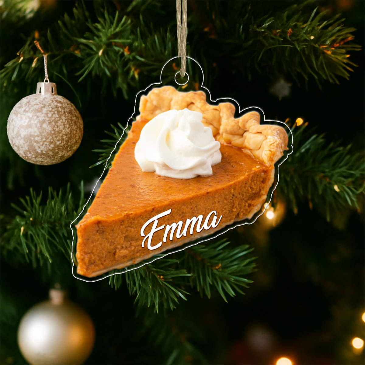 Pumpkin Pie Fall Gift Acrylic Ornament Christmas Gift