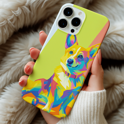 Custom Photo Pop Art Phone Case Gift For Dog Lovers