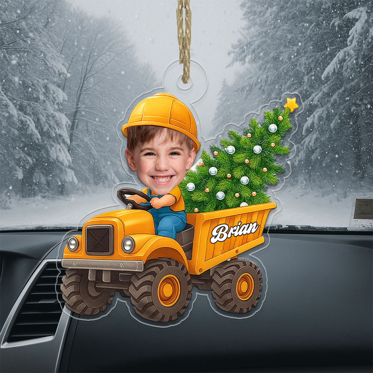 Custom Photo Truck Christmas, Child's Truck
