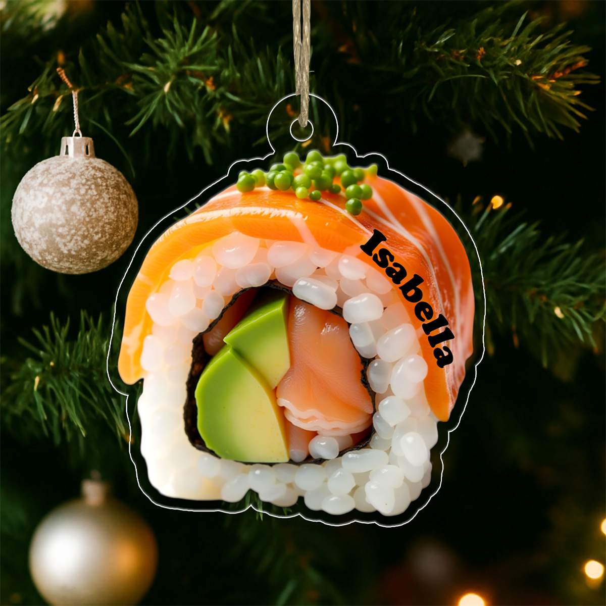 Custom Name Sushi Christmas 2