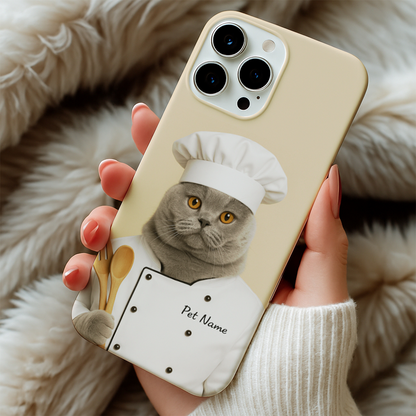 Custom Photo Cat Chef For Cat Lover